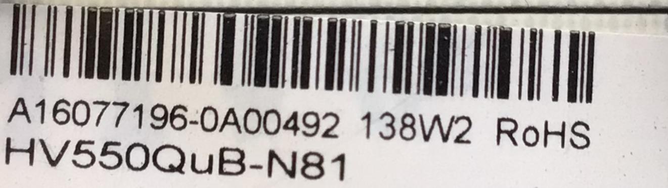 FUENTE PARA TV HAIER / NUMERO / DE PARTE 8142132010047 / PW.168W2.851 / T201606090A / A16077196 / PANEL HV550QUB-N80 / MODELO LE55B7200A - Imagen 3